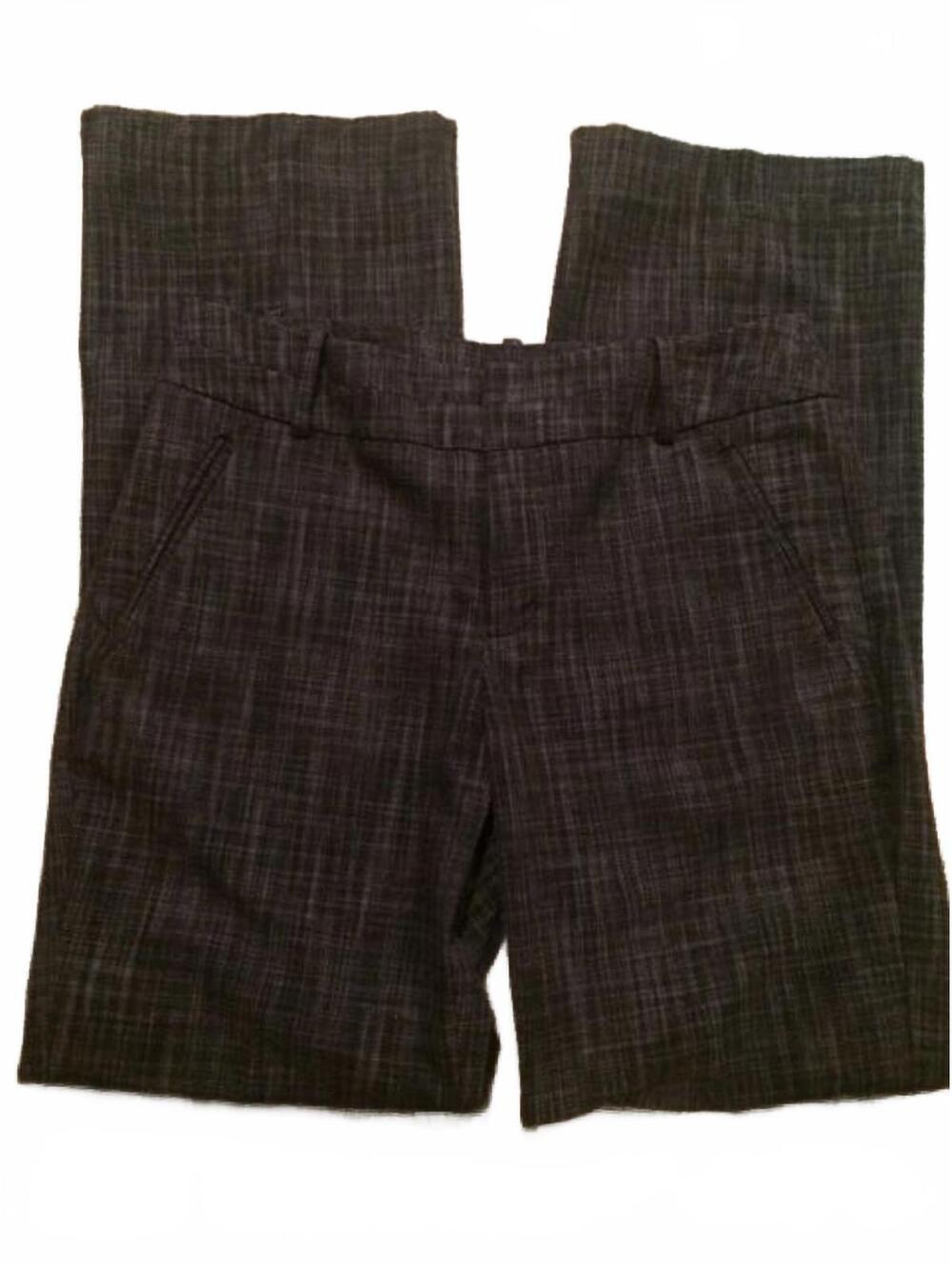 Merona Women's Dress Pants Size 4 Black Plaid